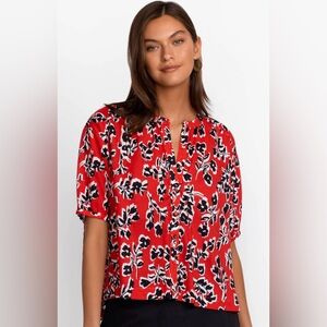 CALME JOHNNY WAS SHIRT LN WOMENS OVERSIZED XS SMALL MEDIUM LARGE (bust 46”)